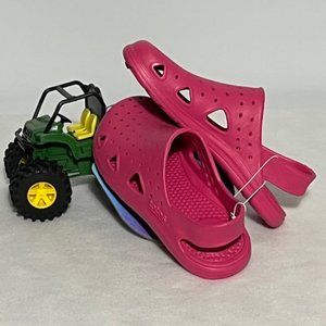 TOTES Kid’s Sol Bounce Splash & Play Pink Clogs NWT
